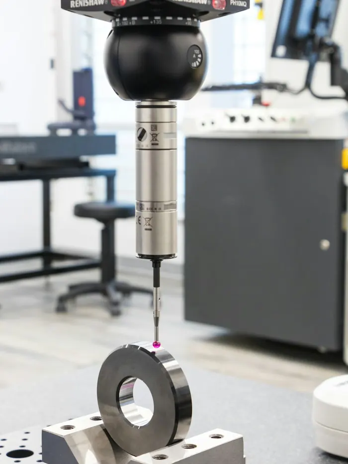 Precision instrument calibration in progress at Prism Calibration Centre Gujarat